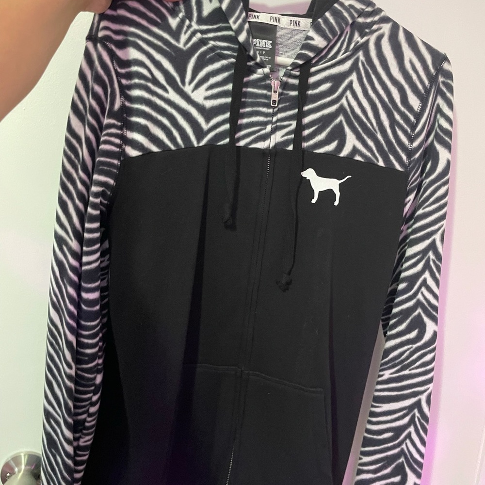 PINK Victoria’s Secret Zip sweatshirt Size Small
